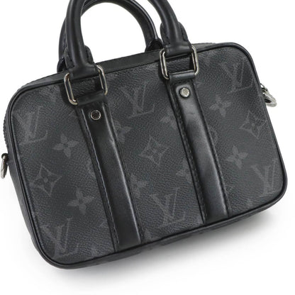 Louis Vuitton Monogram Eclipse Nano Pdv 2-Way Bag Black — view 8