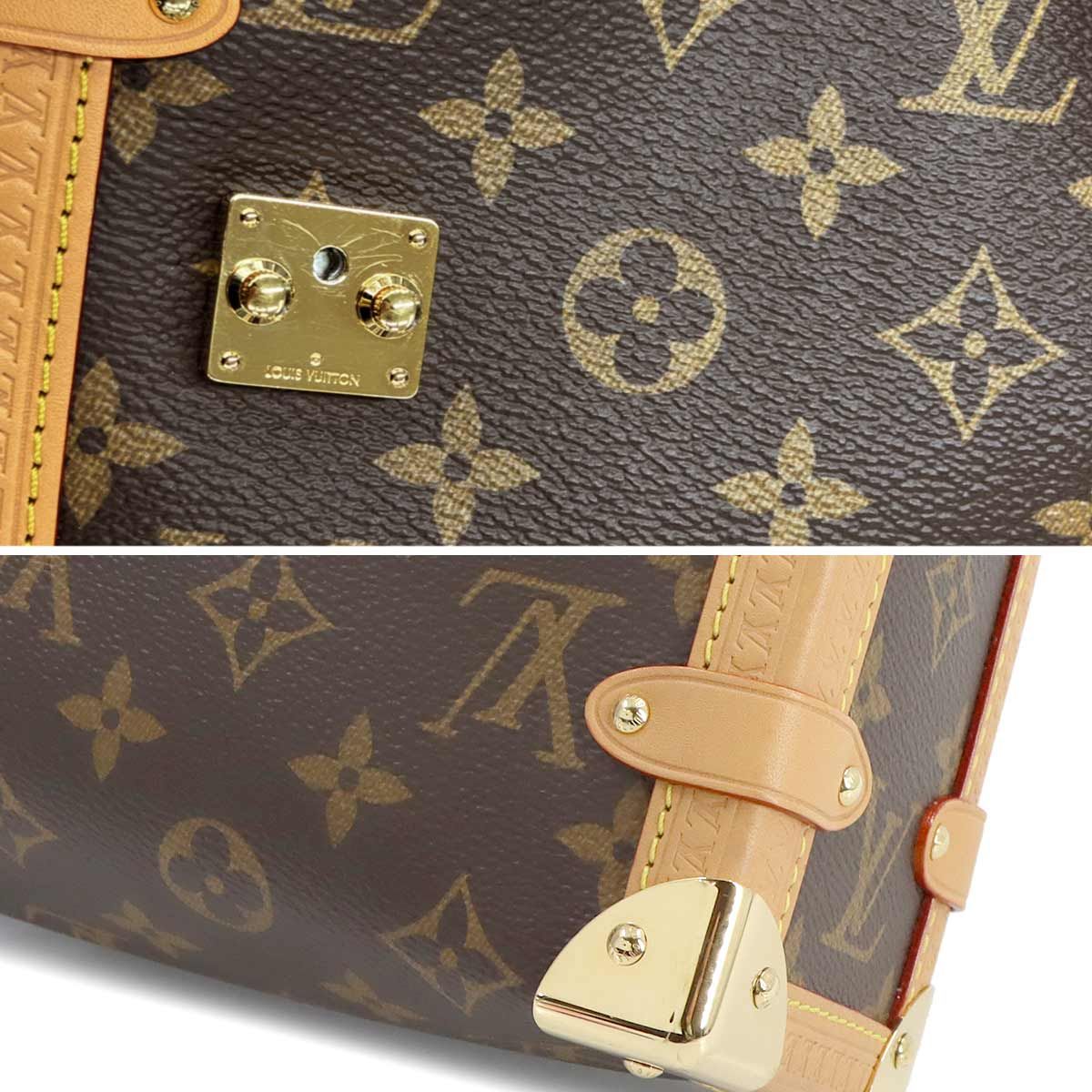 Louis Vuitton Monogram Side Trunk MM 2-Way Bag Brown — view 9