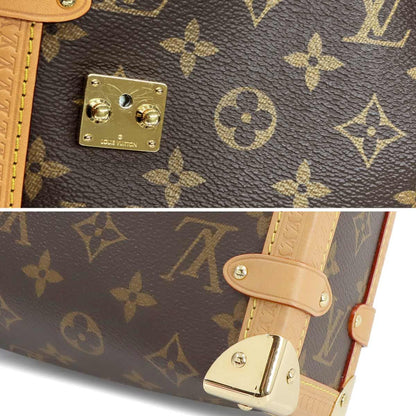 Louis Vuitton Monogram Side Trunk MM 2-Way Bag Brown — view 9