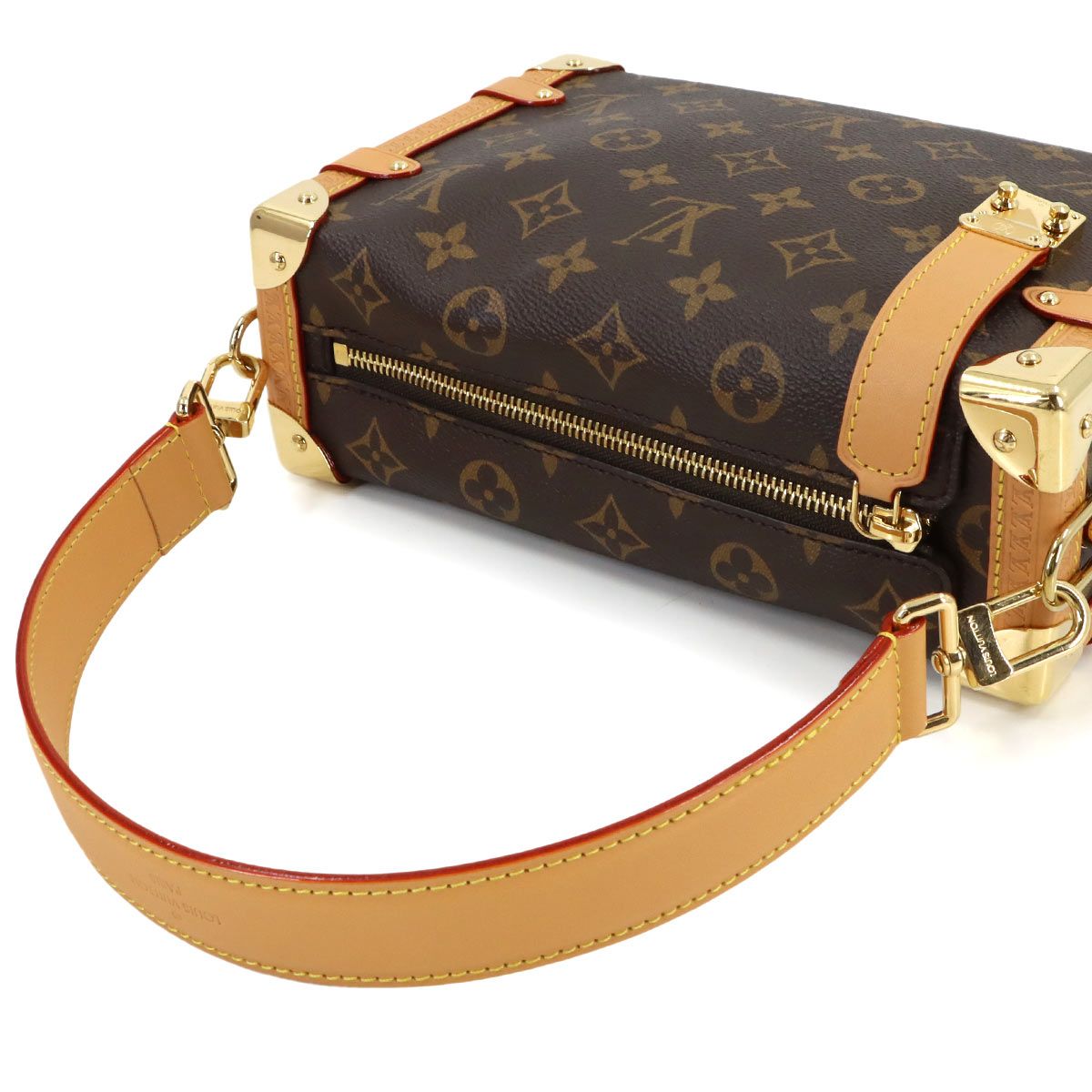 Louis Vuitton Monogram Side Trunk MM 2-Way Bag Brown — view 6