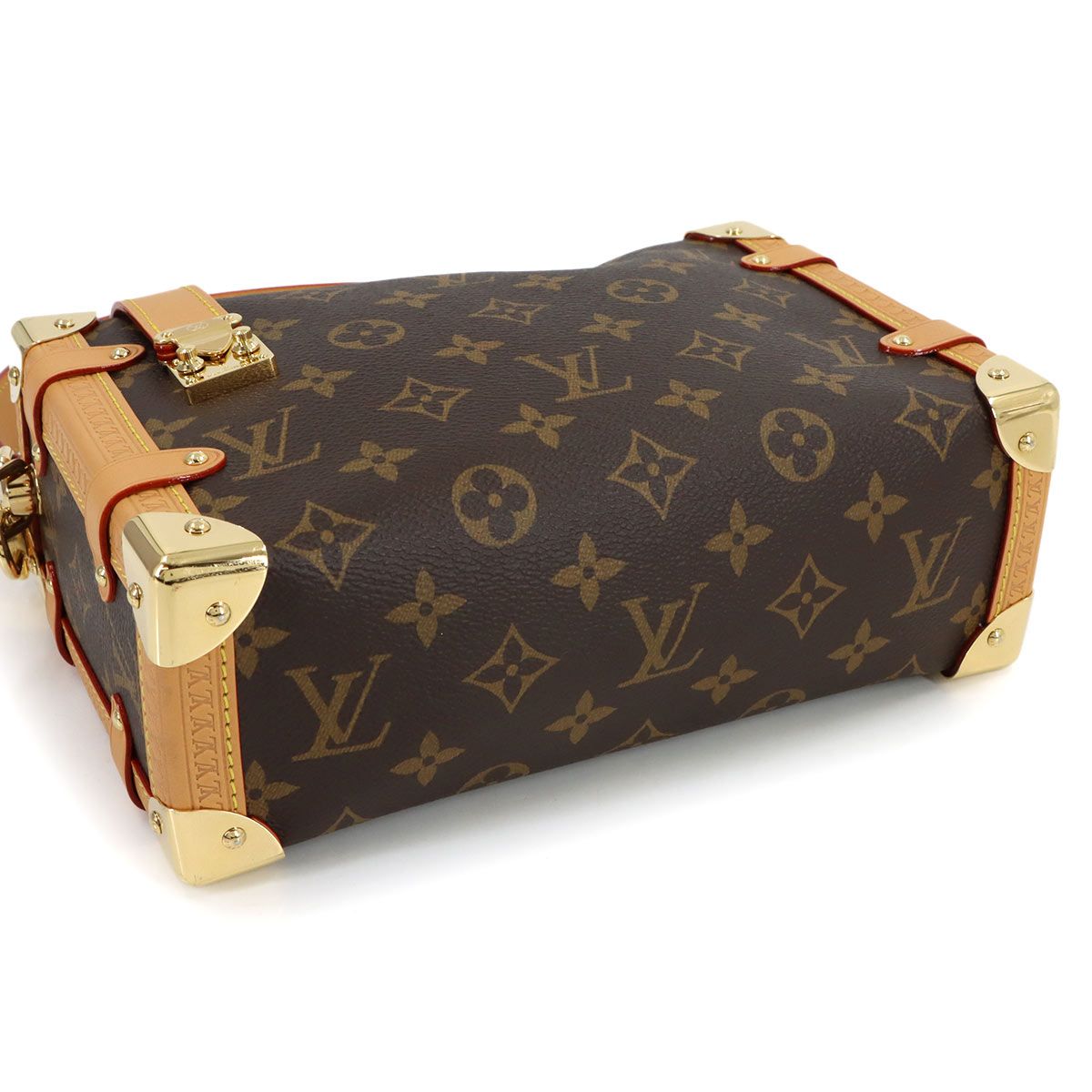 Louis Vuitton Monogram Side Trunk MM 2-Way Bag Brown — view 5