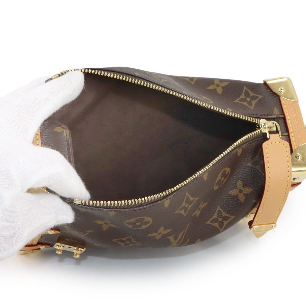 Louis Vuitton Monogram Side Trunk MM 2-Way Bag Brown — view 7