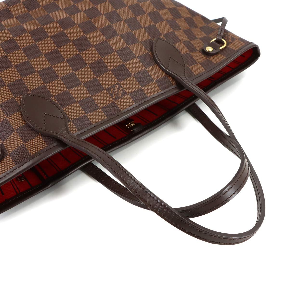 Louis Vuitton Damier Neverfull PM Tote Ebene Brown — view 6