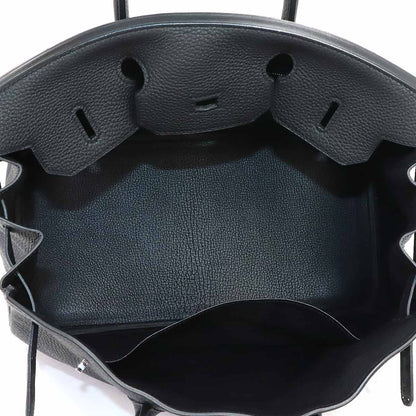 Hermes Birkin 35 Togo Black Hand Bag Silver — view 6