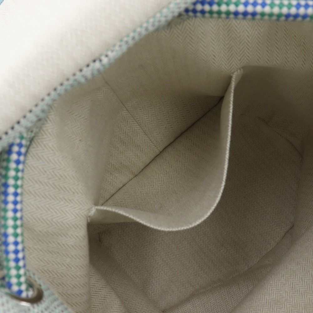 Hermes Cabin Backpack Kids Collection Toile Ash Blue — view 7