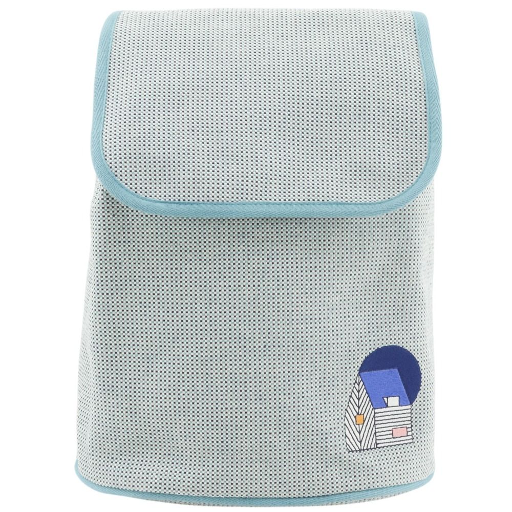 Hermes Cabin Backpack Kids Collection Toile Ash Blue