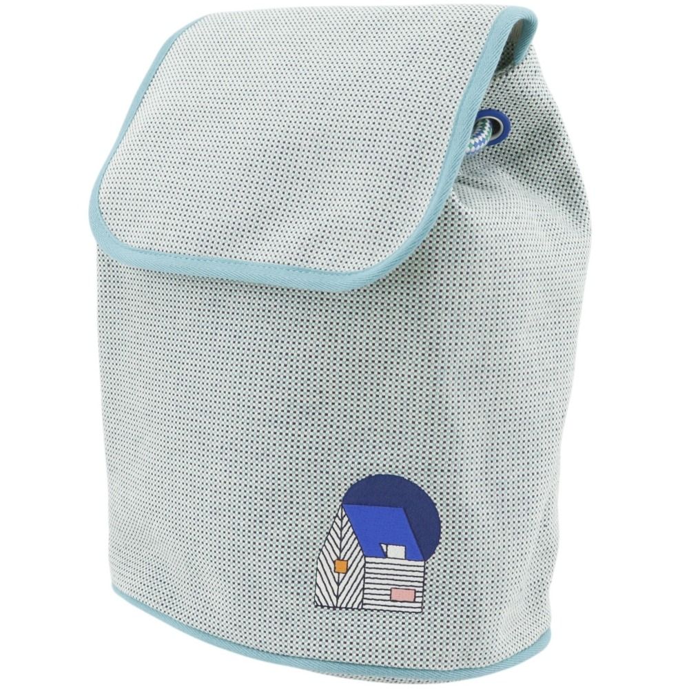 Hermes Cabin Backpack Kids Collection Toile Ash Blue — view 2