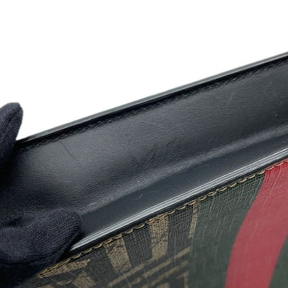Gucci Clutch GG Carre Leather Sherry Bi Second Pouch — view 9