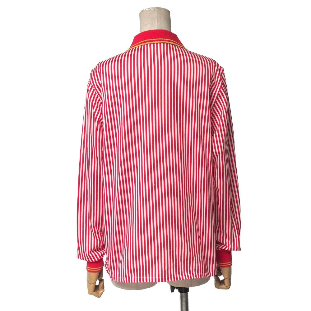 Dior Polo Shirt M Border CD Logo Embroidery Long Sleeve — view 3