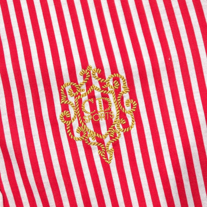 Dior Polo Shirt M Border CD Logo Embroidery Long Sleeve — view 5