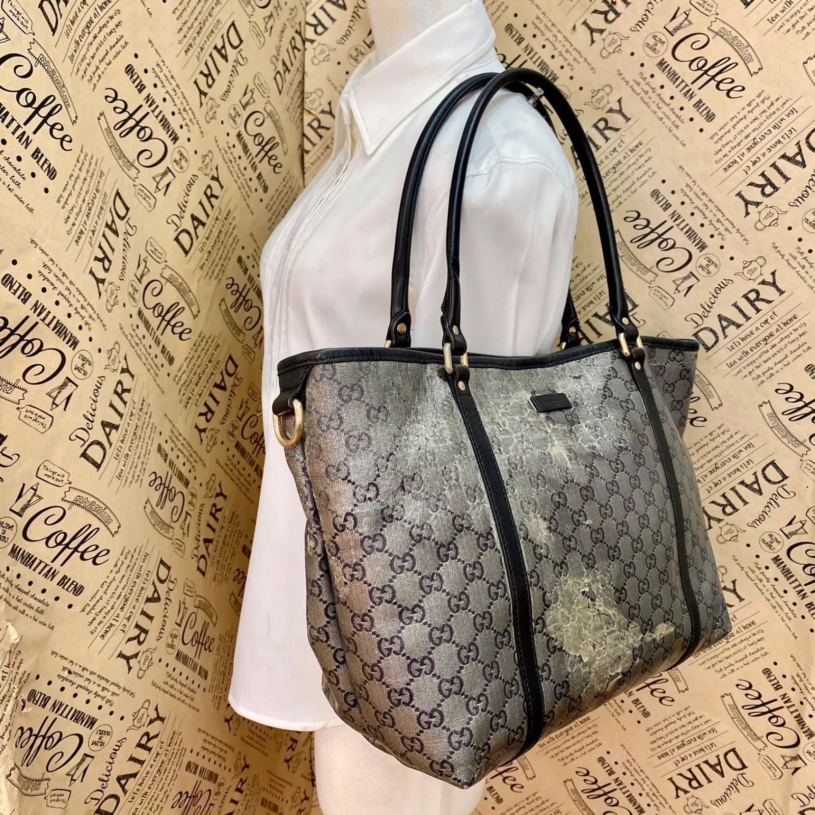 Gucci GG Tote Shoulder Supreme Business Travel — view 3