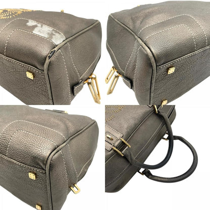 Loewe Amazona Boston Bag Leather Gray Anagram — view 7