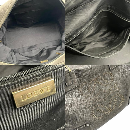 Loewe Amazona Boston Bag Leather Gray Anagram — view 8