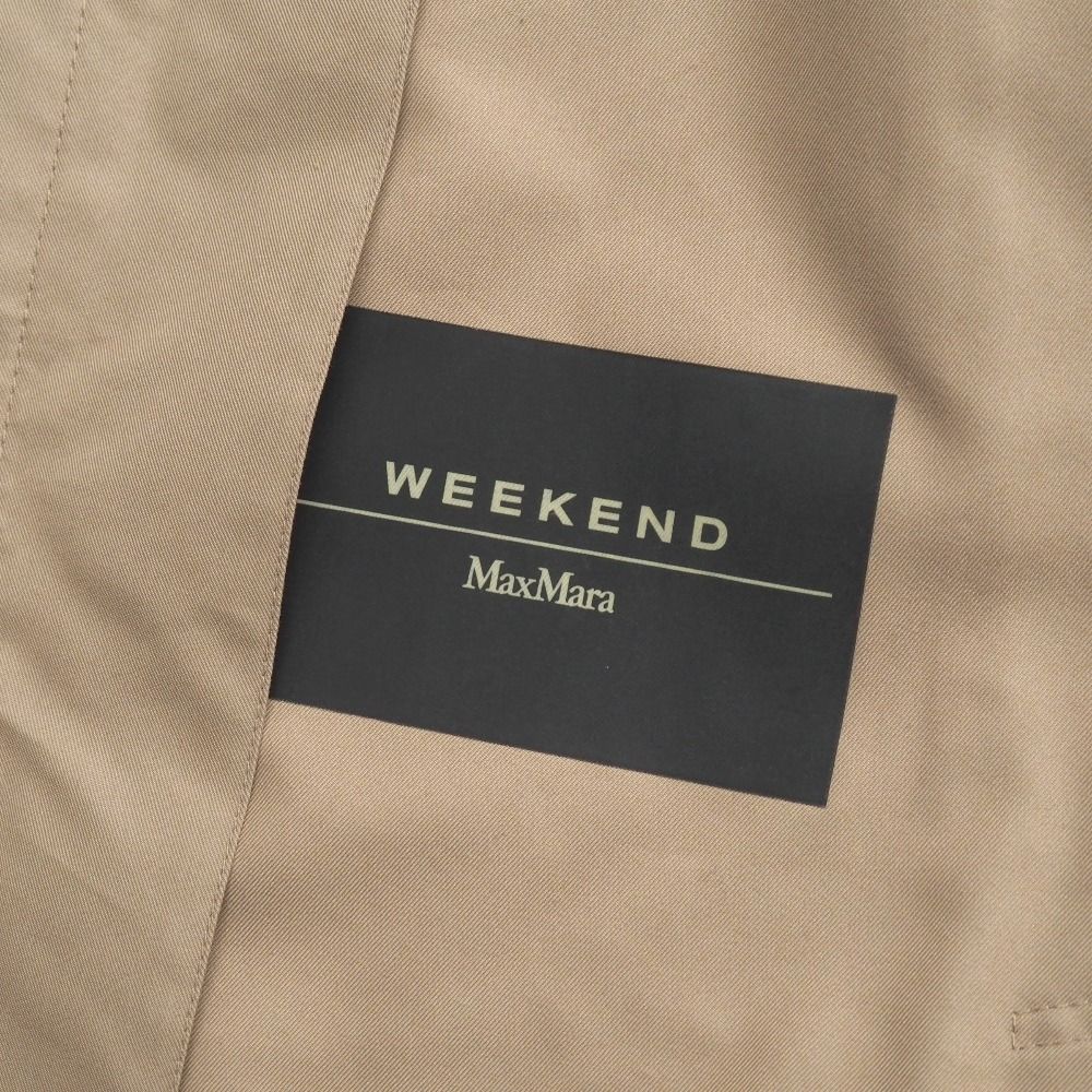 Max Mara Weekend Trench Coat 36 Back Pleated Spring