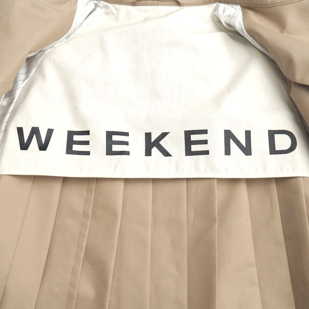 Max Mara Weekend Trench Coat 36 Back Pleated Spring — view 6
