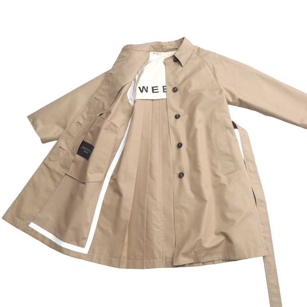Max Mara Weekend Trench Coat 36 Back Pleated Spring — view 5