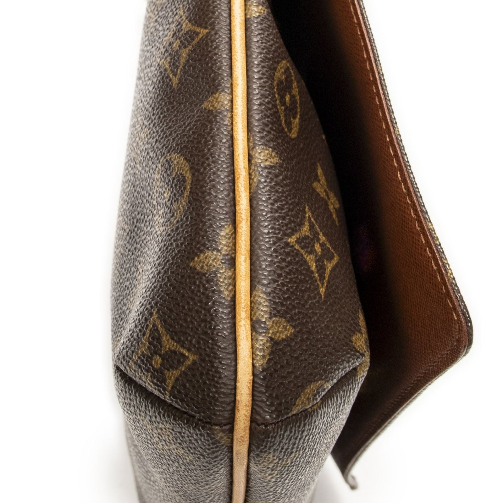 Louis Vuitton Musette Tango Brown Monogram Canvas — view 7
