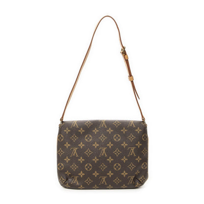 Louis Vuitton Musette Tango Brown Monogram Canvas — view 5