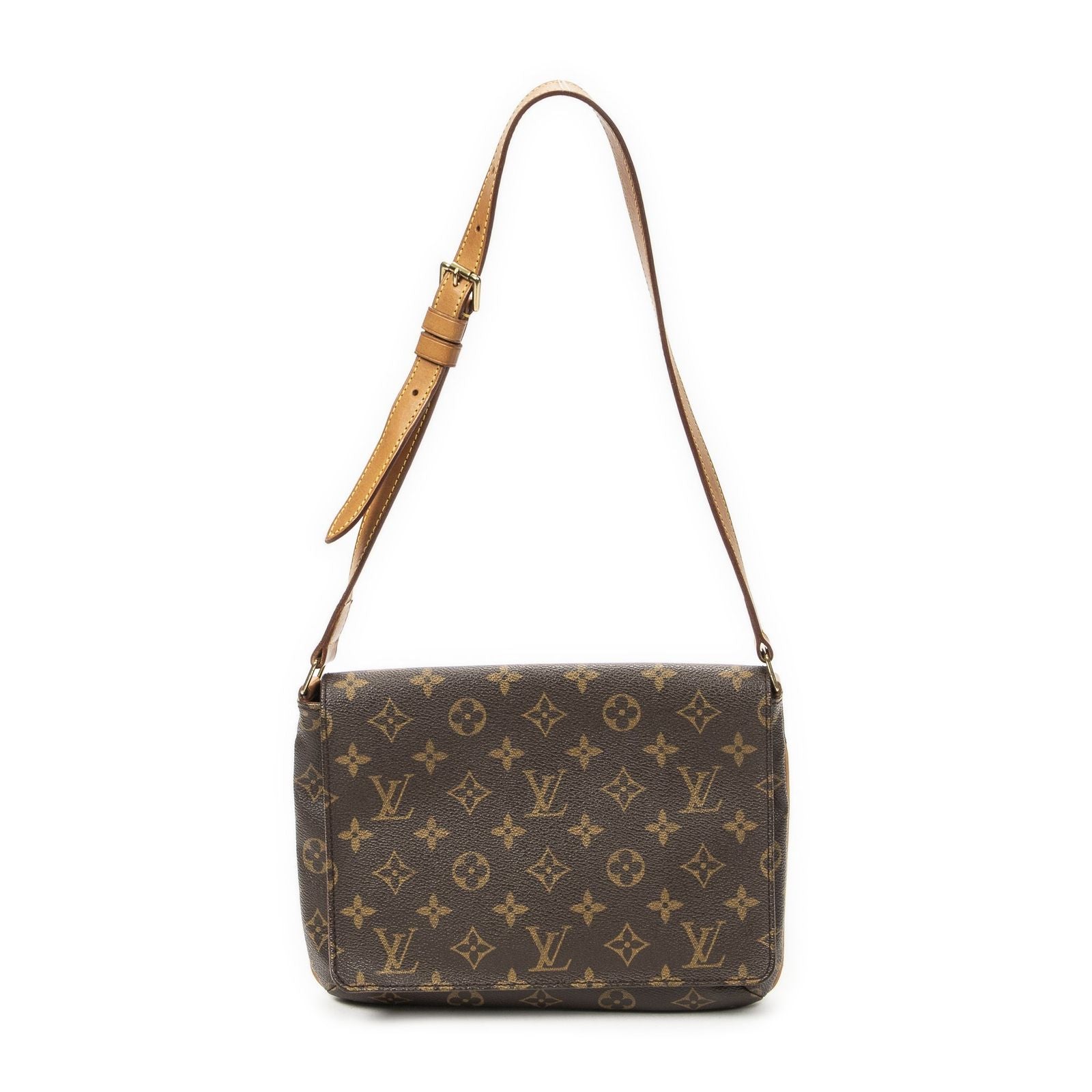 Louis Vuitton Musette Tango Brown Monogram Canvas