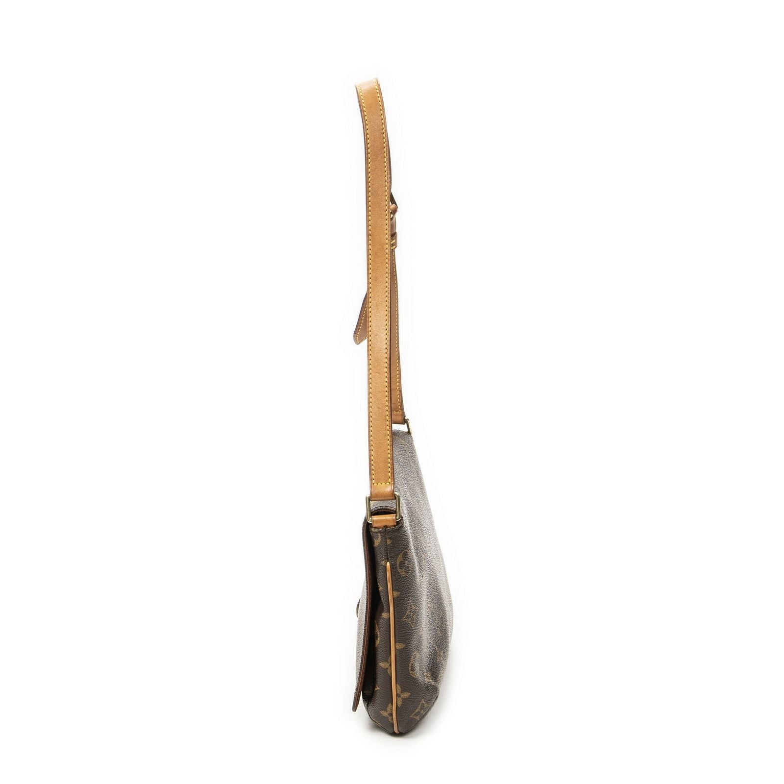 Louis Vuitton Musette Tango Brown Monogram Canvas — view 3