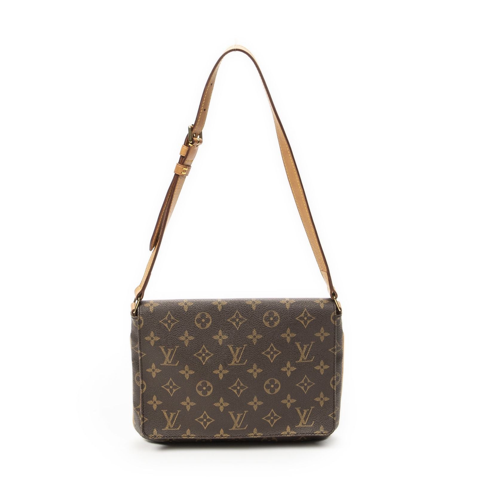 Louis Vuitton Musette Tango Brown Monogram Canvas