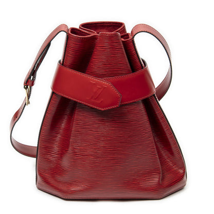 Louis Vuitton Sac Deport Red Epi
