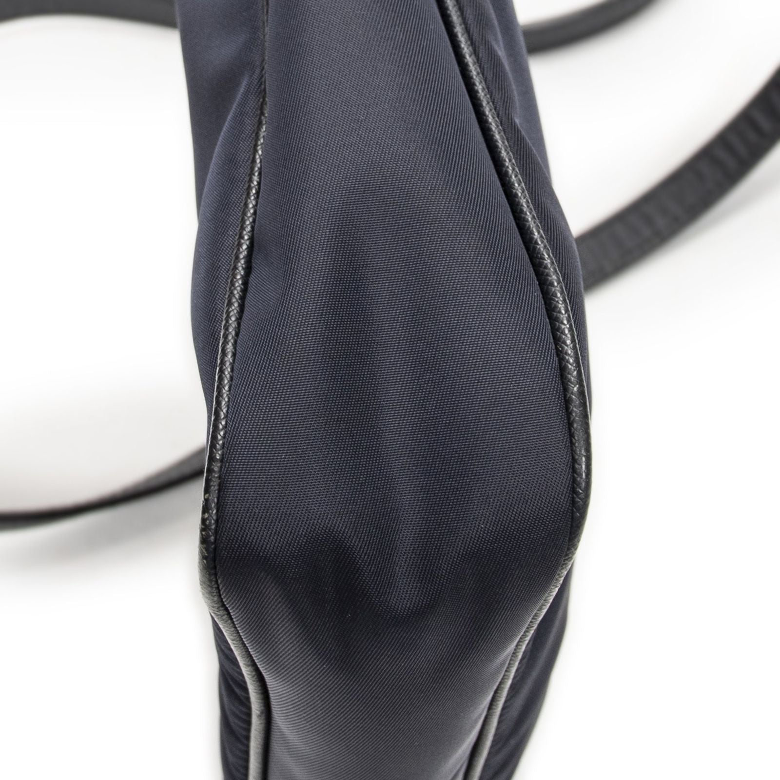 Prada Thumb Crossbody Navy Nylon Canvas — view 7