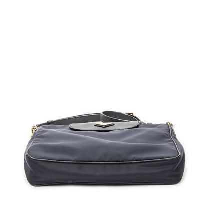 Prada Thumb Crossbody Navy Nylon Canvas — view 6