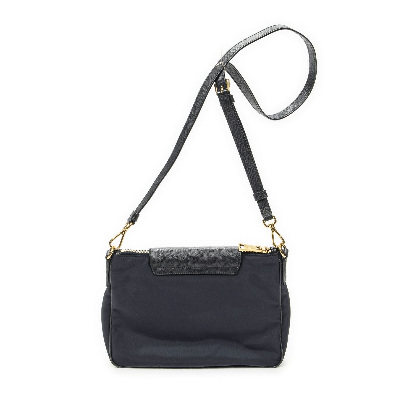 Prada Thumb Crossbody Navy Nylon Canvas — view 5