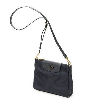 Prada Thumb Crossbody Navy Nylon Canvas — view 2