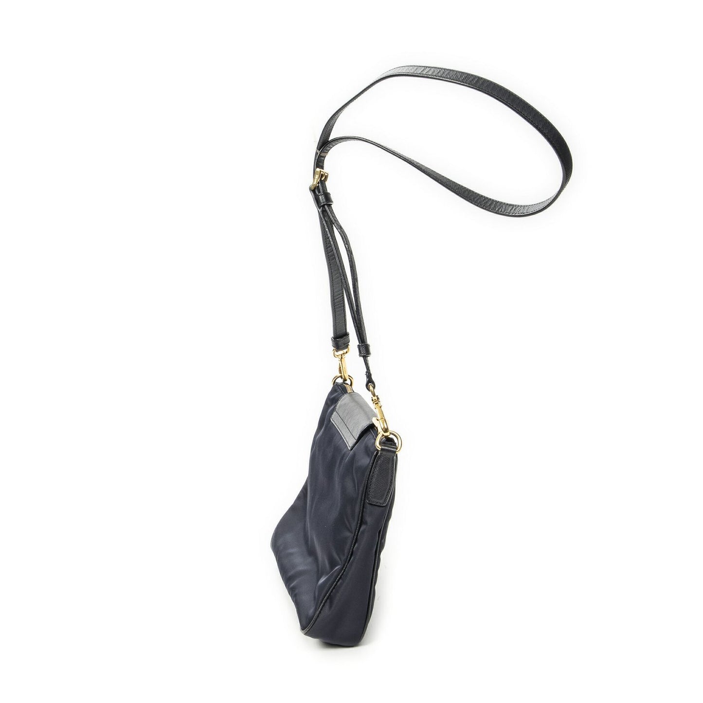 Prada Thumb Crossbody Navy Nylon Canvas — view 4