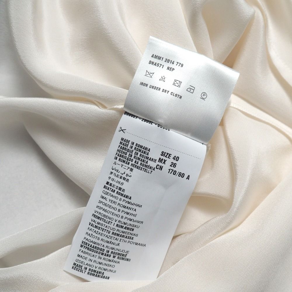 Miu Miu Long Sleeve Shirt 40 All Silk Blouse — view 6