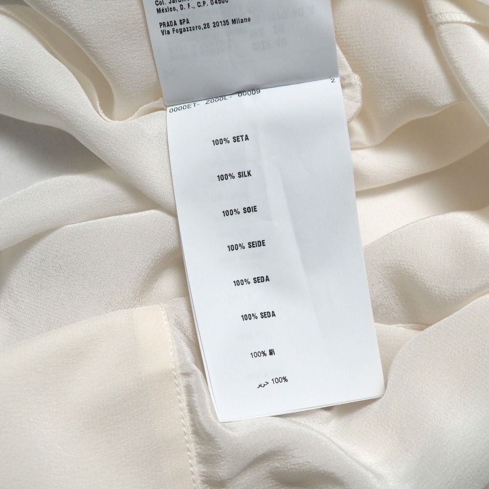 Miu Miu Long Sleeve Shirt 40 All Silk Blouse — view 8