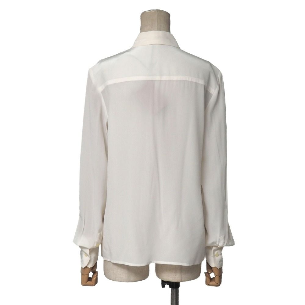 Miu Miu Long Sleeve Shirt 40 All Silk Blouse — view 2