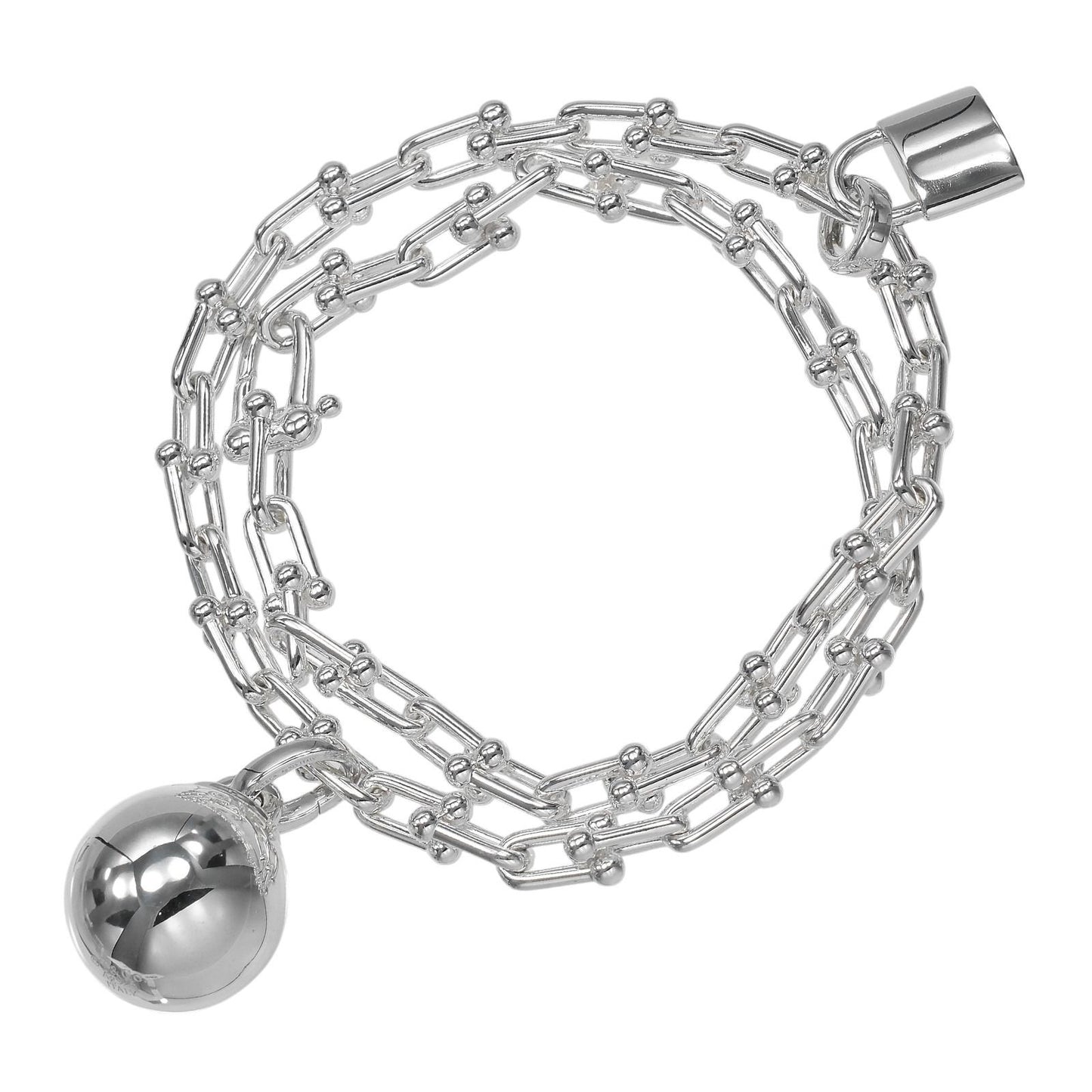 Tiffany & Co Small Wrap 17 cm 925 Sterling Silver Bracelet