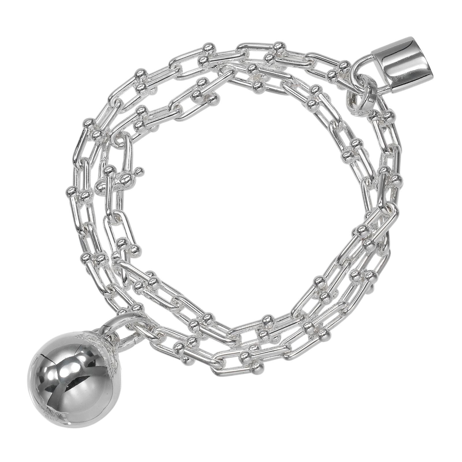 Tiffany & Co Small Wrap 17 cm 925 Sterling Silver Bracelet