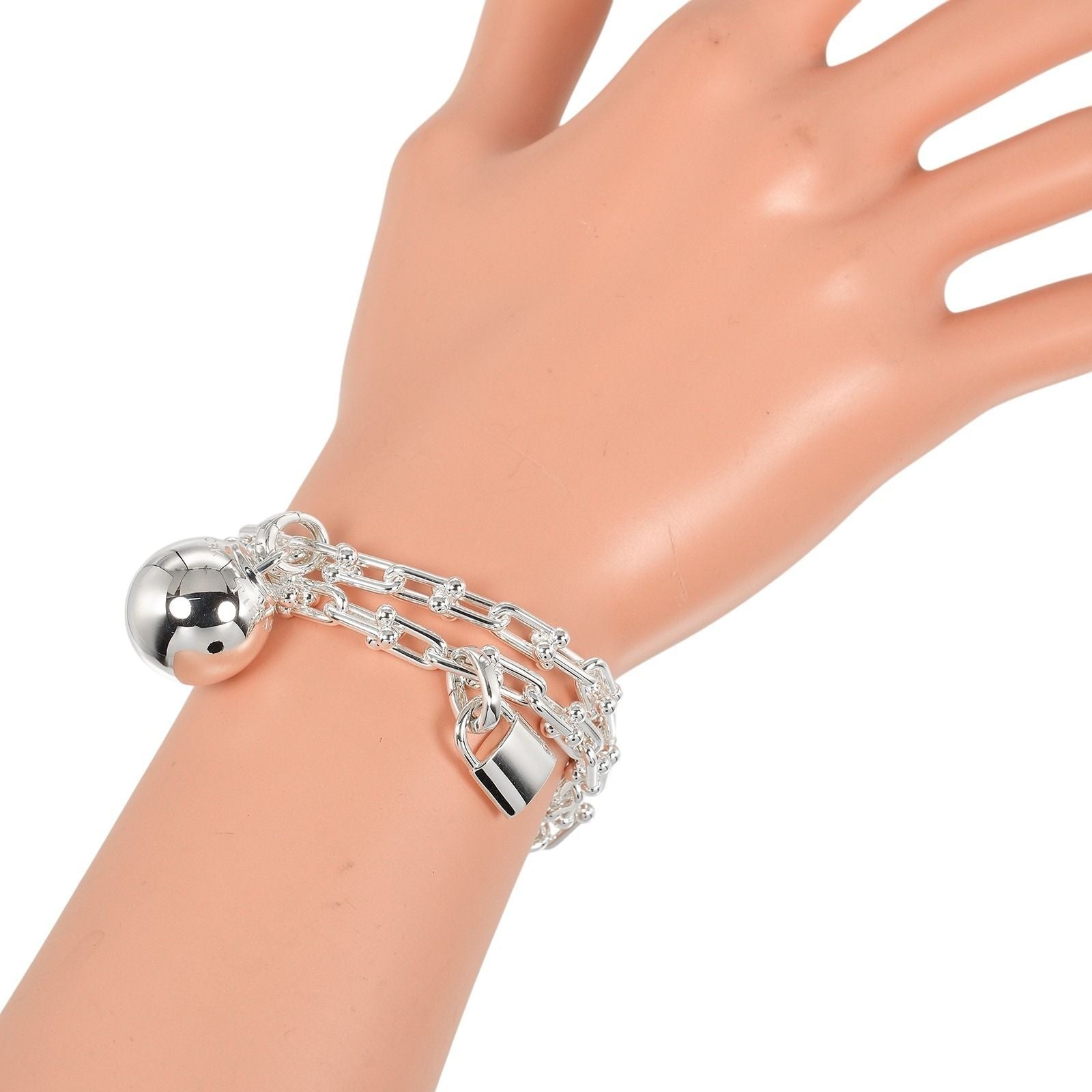 Tiffany & Co Small Wrap 17 cm 925 Sterling Silver Bracelet — view 2