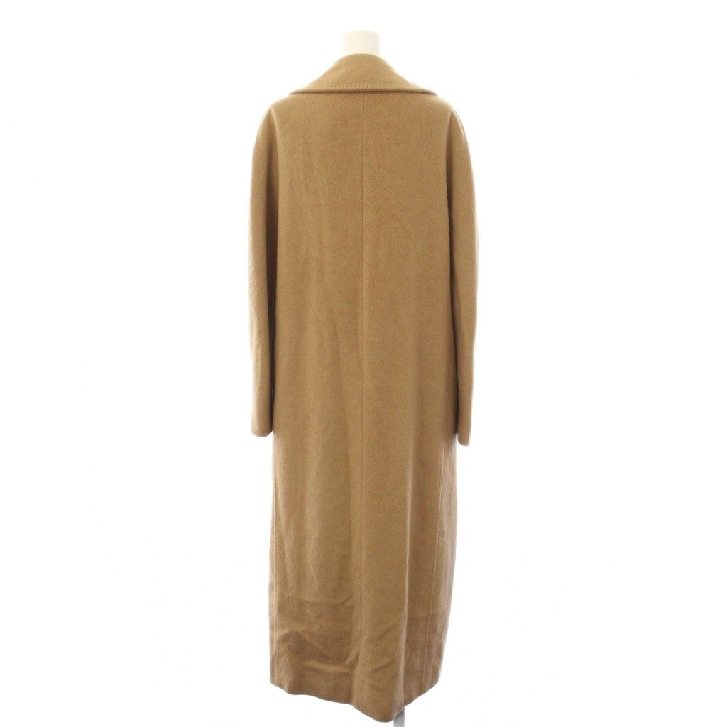 Max Mara Trench Coat Double Breasted Long Outer Camel Beige YT — view 3
