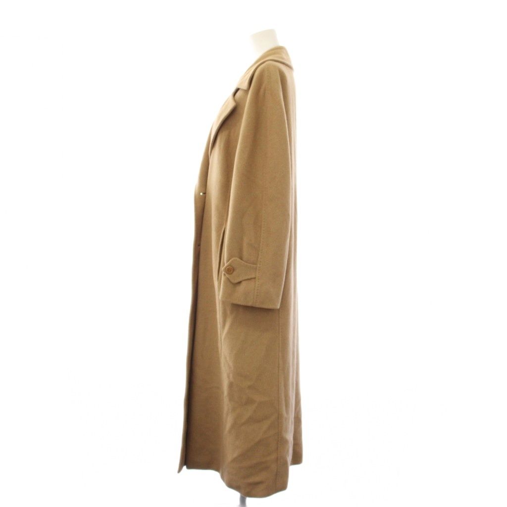 Max Mara Trench Coat Double Breasted Long Outer Camel Beige YT — view 2