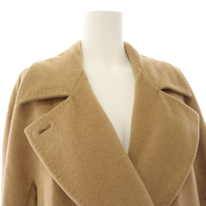 Max Mara Trench Coat Double Breasted Long Outer Camel Beige YT — view 6