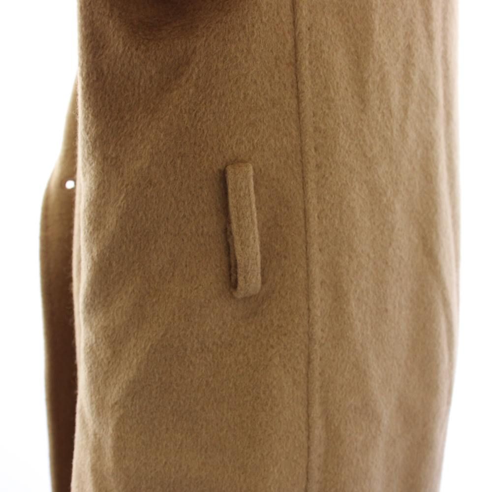 Max Mara Trench Coat Double Breasted Long Outer Camel Beige YT — view 8