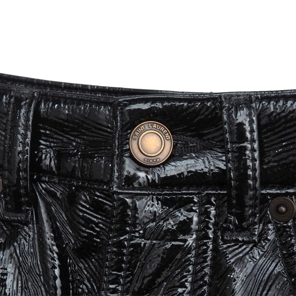 Saint Laurent Paris Skinny Pants 24 Patent — view 4