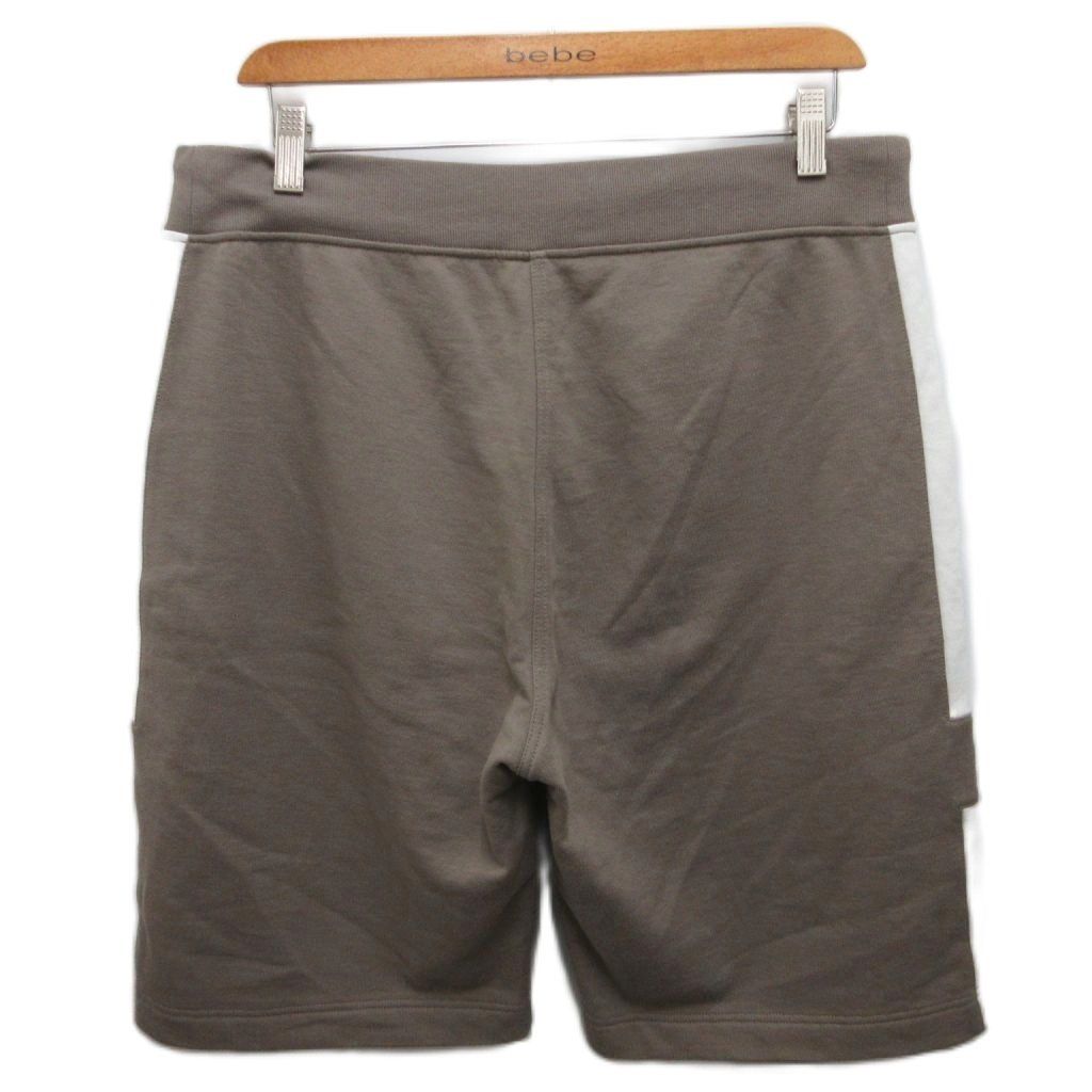 Hermes Tagged Side Line Sweatshirt Shorts Chopin Ha Pan Cotton Light Brown White — view 2