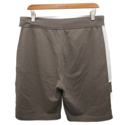 Hermes Tagged Side Line Sweatshirt Shorts Chopin Ha Pan Cotton Light Brown White — view 2
