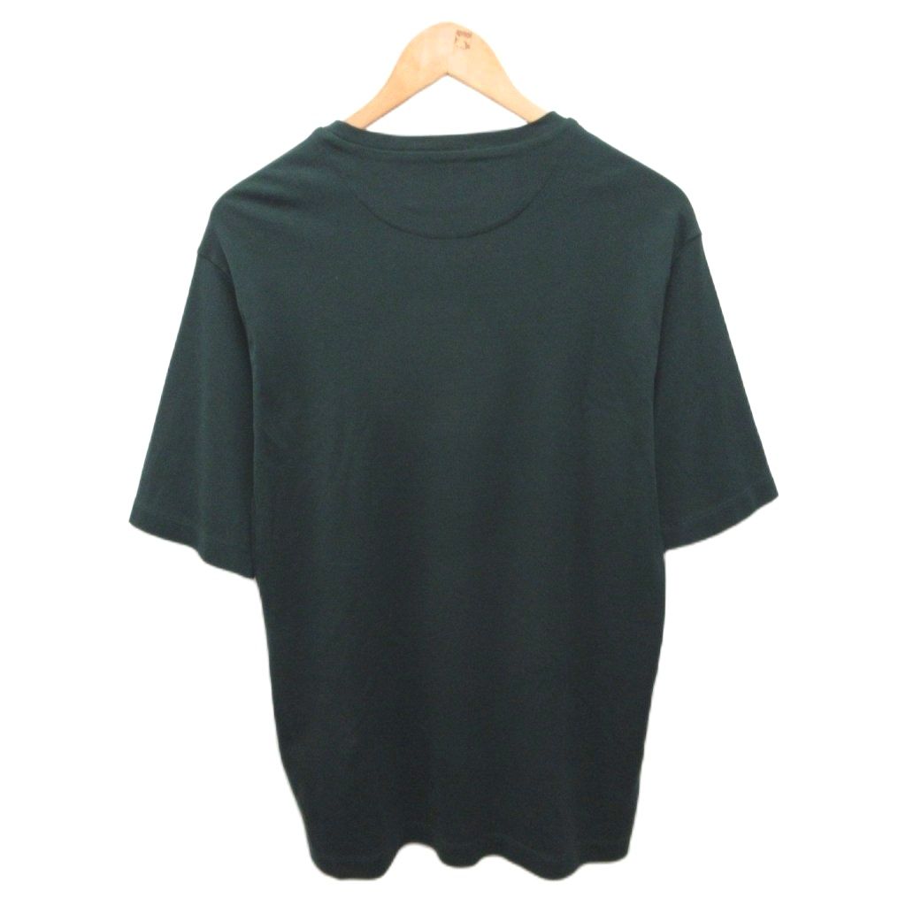 Prada Triangle Logo T-Shirt Short Sleeve Cotton XS Dark Green — view 2