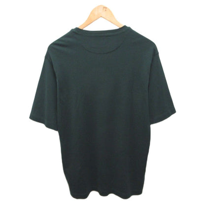 Prada Triangle Logo T-Shirt Short Sleeve Cotton XS Dark Green — view 2