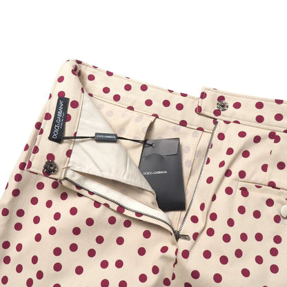 Dolce & Gabbana Set 42 Dot Pattern Sleeveless Blouse Skirt — view 7