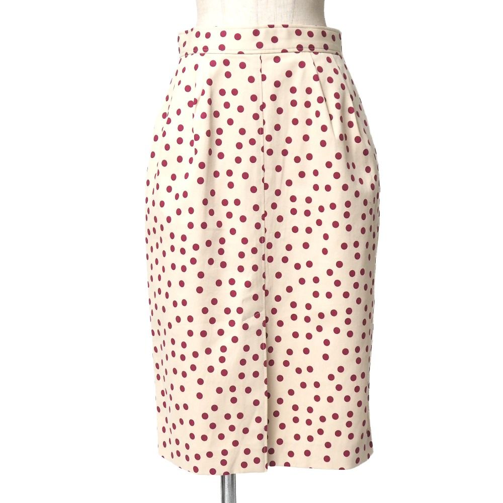 Dolce & Gabbana Set 42 Dot Pattern Sleeveless Blouse Skirt — view 4