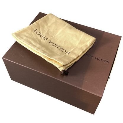 Louis Vuitton Opera Shoes LV Embroidery Ribbon 7.5 Dark Navy Velour Fabric — view 8