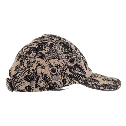 Dior Toile de Jouy D-player 58 Cap Cotton Beige Black Hat — view 6